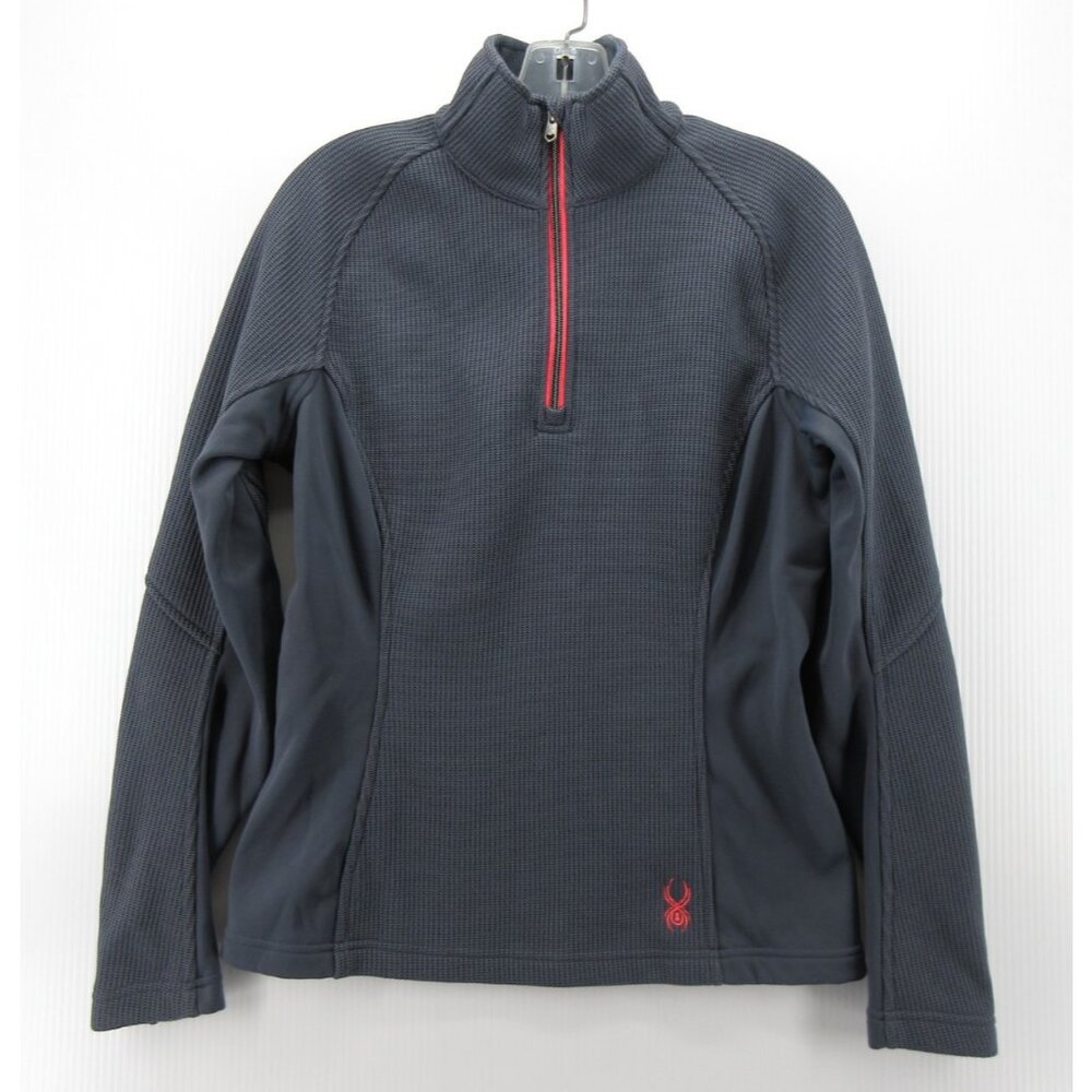 Spyder Sweatshirt Medium Core Sweater Thermal Fleece Lined 1/4 Zip